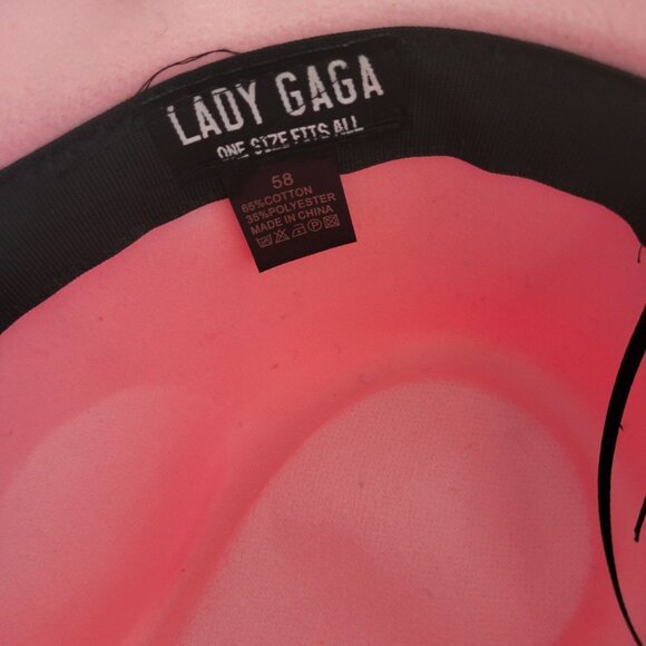Lady Gaga Joanne World Tour Official Concert Merchandise Iconic Pink Fedora Hat. - Picture 7 of 8